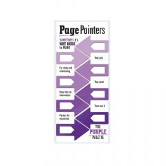 Set 8 semne de carte violet - Page Pointers