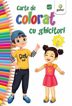 Carte de colorat cu ghicitori