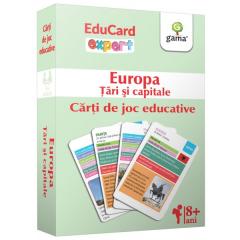 Carti de joc educative - Europa. Tari si capitale