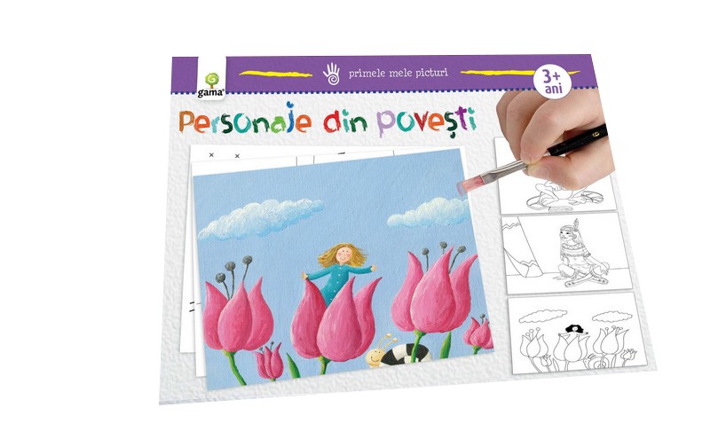 Personaje din povesti - Primele mele picturi