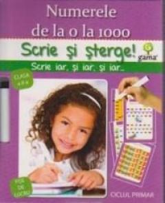 Numerele de la 0 la 1000 - Scrie si sterge - Expert