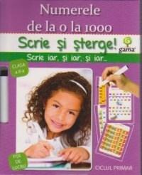 Numerele de la 0 la 1000 - Scrie si sterge - Expert