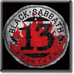 Magnet - Black Sabbath 13 circle steel