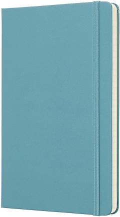 Carnet - Moleskine Classic - Large, Hard Cover, Ruled - Reef Blue