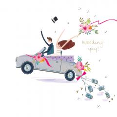 Felicitare - Wedding Day - Car