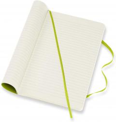 Carnet - Moleskine Classic - Large, Soft Cover, Ruled - Lemon Green