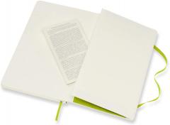 Carnet - Moleskine Classic - Large, Soft Cover, Ruled - Lemon Green