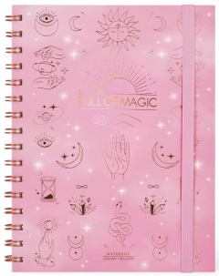 Carnet A5 - Large, Spiral, Lined - Magic