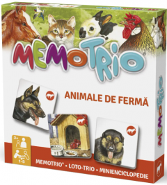 Joc - Memotrio - Animale de ferma