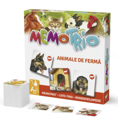 Joc - Memotrio - Animale de ferma