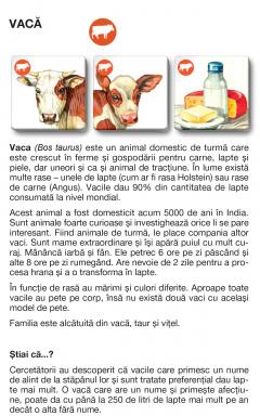 Joc - Memotrio - Animale de ferma