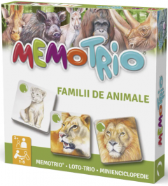 Joc - Memotrio - Familii de animale