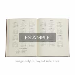 Agenda 2025 - Morris Pink Honeysuckle - William Morris - Ultra, Horizontal, Hardcover