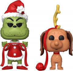 Set 2 figurine - Pop! How the Grinch Stole Christmas: Grinch & Max