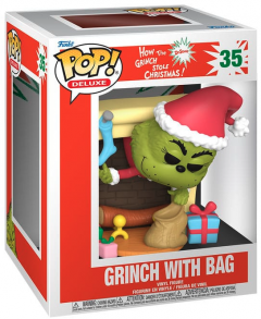 Figurina - Pop! Deluxe How the Grinch Stole Christmas: Grinch with Bag