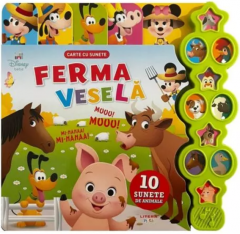 Ferma vesela. Carte interactiva cu sunete