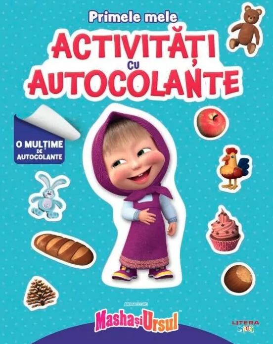 Masha si Ursul. Primele mele activitati cu autocolante