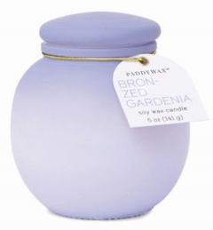Lumanare parfumata - Orb Ombre Glass - Purple and Lavender - Bronzed Gardenia and Tonka