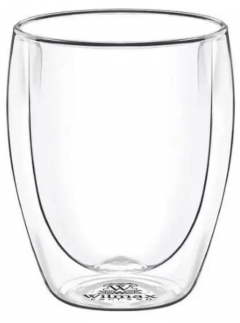 Pahar - Perete dublu - Transparent - 200 ml