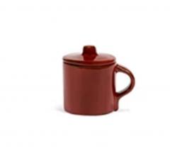 Ceasca espresso + capac - La Mere - Rosu venetian