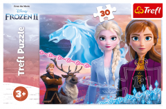 Joc - Puzzle 30 Piese - Frozen 2 Courage of the sisters