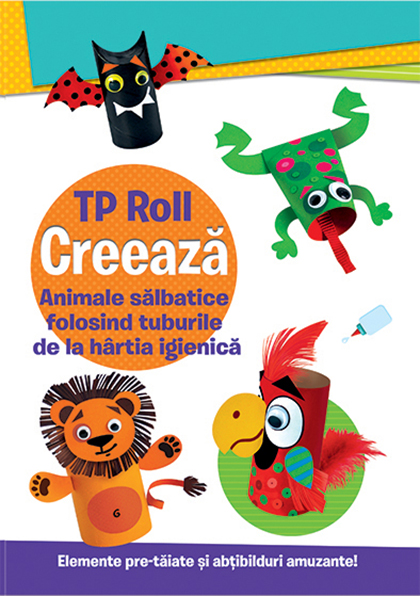 Creeaza animale salbatice folosind tuburile de la hartia igienica