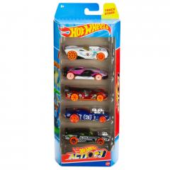 Set masini - Hot Wheels Action, 5 bucati