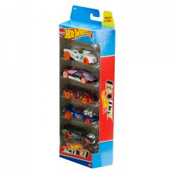 Set masini - Hot Wheels Action, 5 bucati