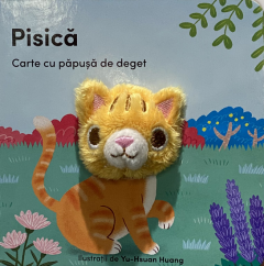 Carte cu papusa de deget. Pisica