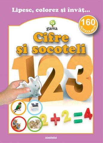 Lipesc, colorez si invat - Cifre si socoteli