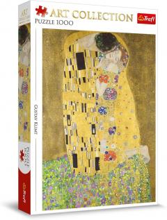 Puzzle 1000 piese - Art Collection - Gustav Klimt - Sarutul