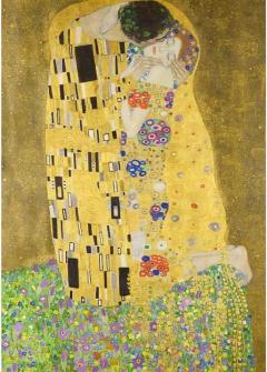 Puzzle 1000 piese - Art Collection - Gustav Klimt - Sarutul