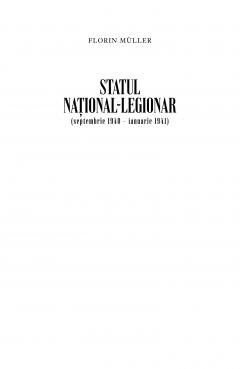 Statul national-legionar (septembrie 1940 – ianuarie 1941)