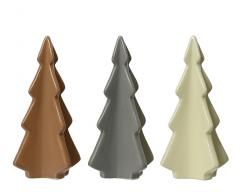 Decoratiune - Porcelain Christmas Big Tree Standing, mai multe culori