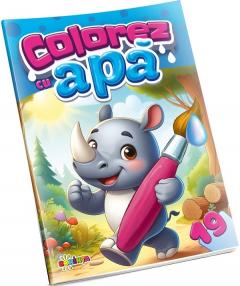Colorez cu apa 19 - Rinocer