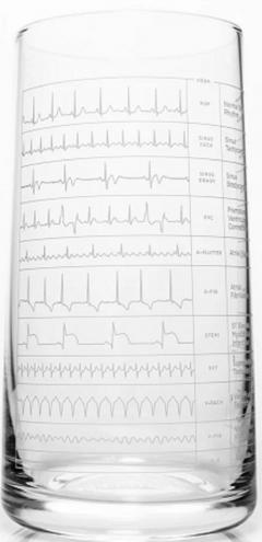 Pahar 540 ml - Heartbeat