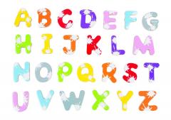 Letters Case Splash - 52 parts - Janod