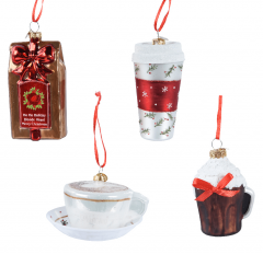 Ornament brad - Bow - Coffee Time, mai multe modele