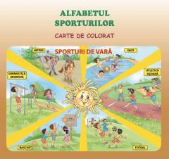 Alfabetul sporturilor. Carte de colorat