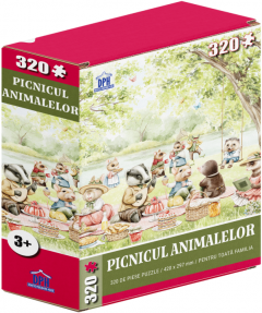 Puzzle - Picnicul Animalelor, 320 piese