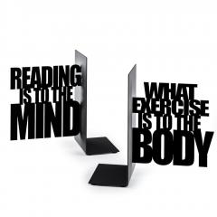 Set 2 suporturi laterale pentru carti - Exercise Your Mind bookend