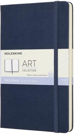 Carnet - Sketchbook - Large, Hard Cover - Sapphire Blue
