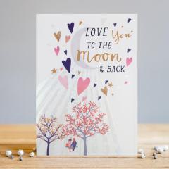 Felicitare - Love you to the Moon & Back