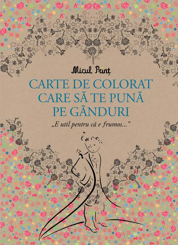 Micul Print - carte de colorat care sa te puna pe ganduri