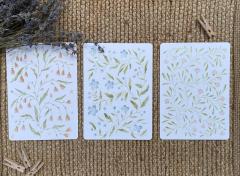 Set 3 Postcarduri - Floral motifs