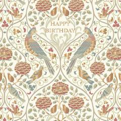 Felicitare - William Morris - Happy Birthday - model 1