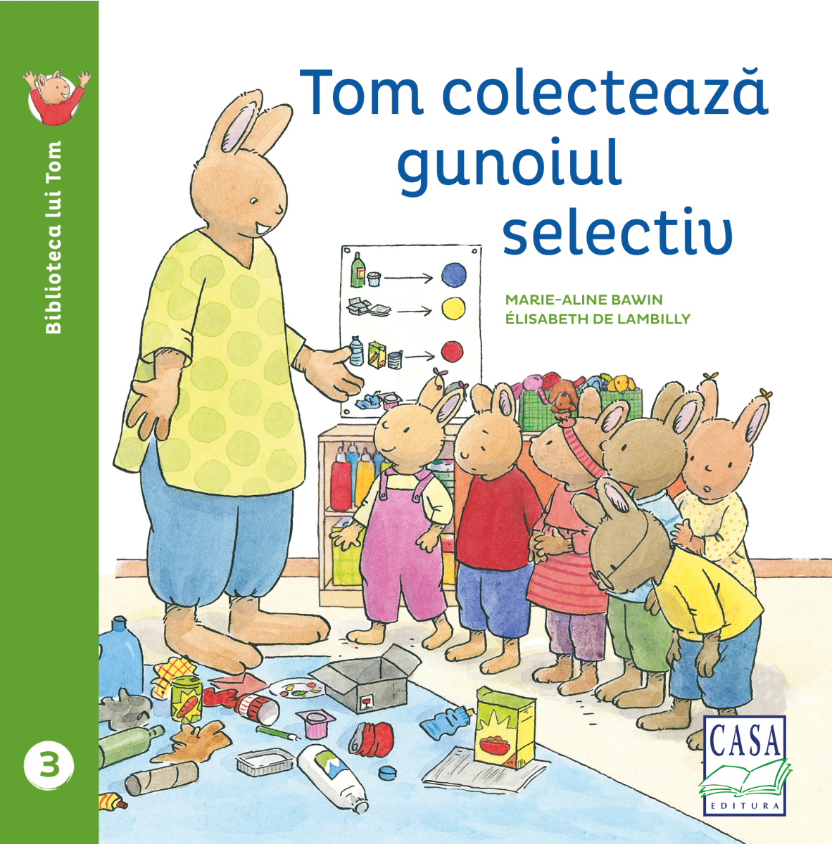 Tom colecteaza gunoiul selectiv
