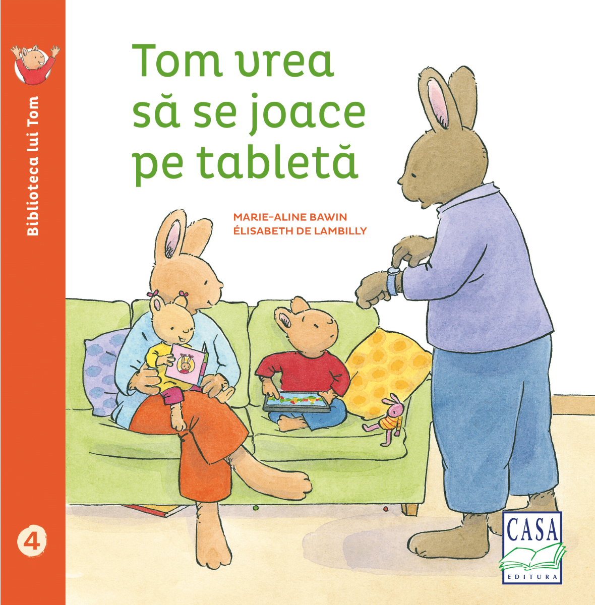 Tom vrea sa se joace pe tableta