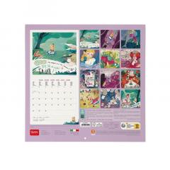 Calendar de perete 2024 - Alice in Wonderland, 30x29 cm