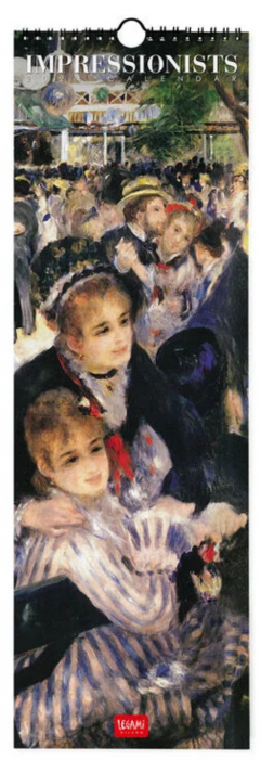 Calendar de perete 2024 - Impressionists, 16x49 cm